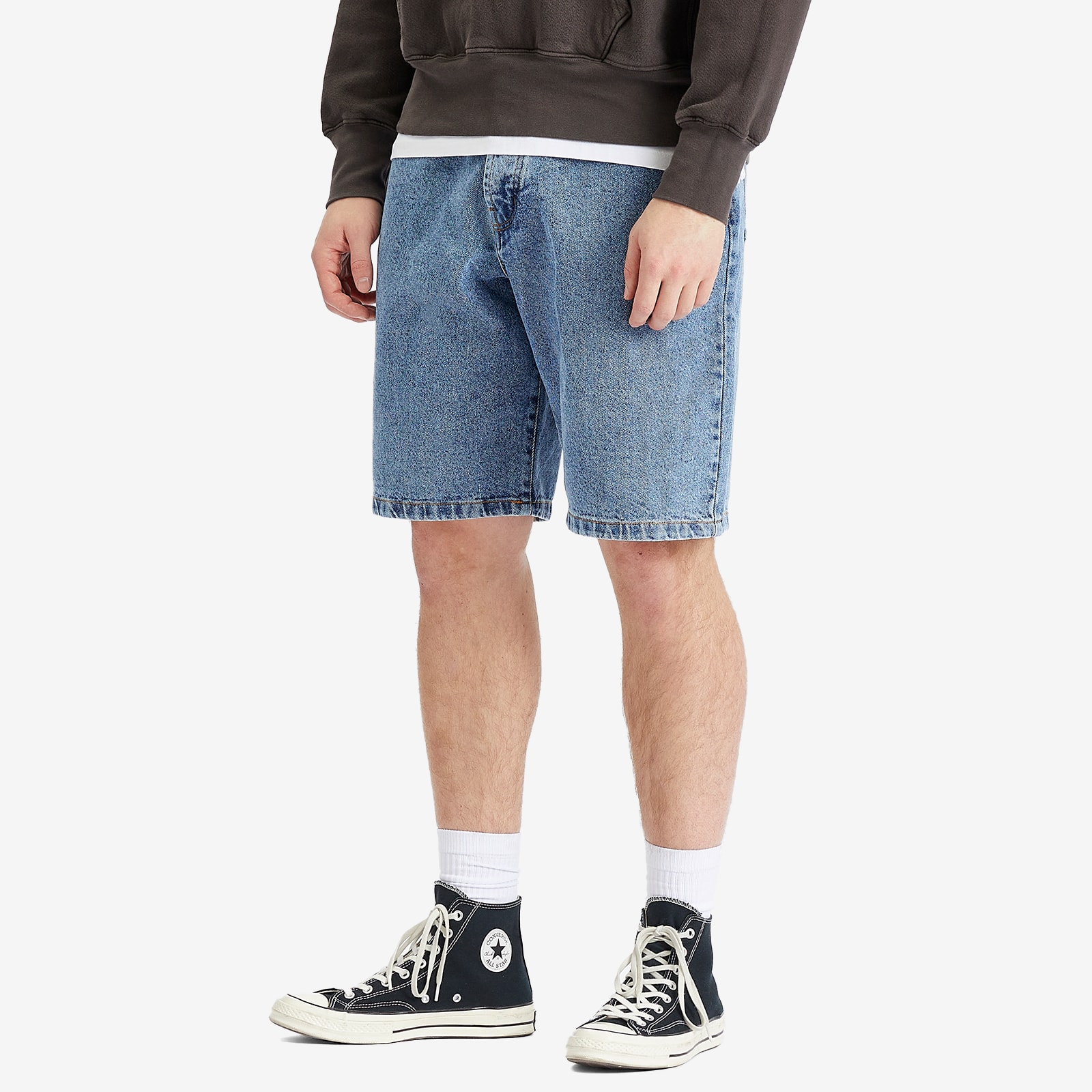 Men's DRS Denim Shorts in Stone Washed