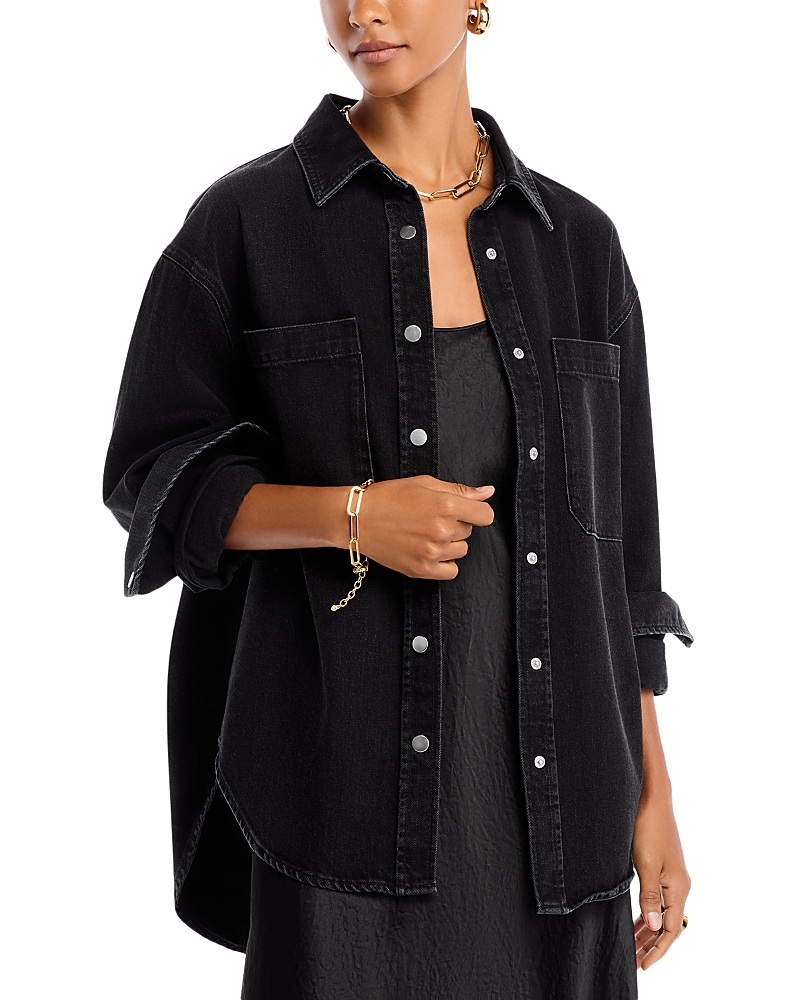 Dante denim shirt - Black