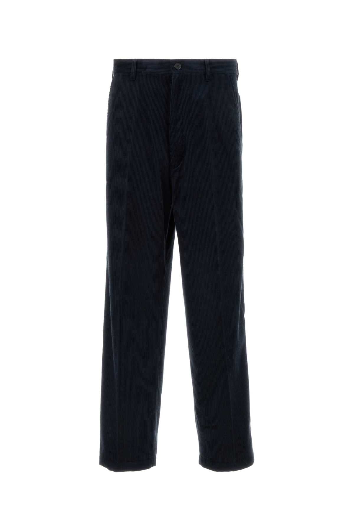 Corduroy Trousers — Navy