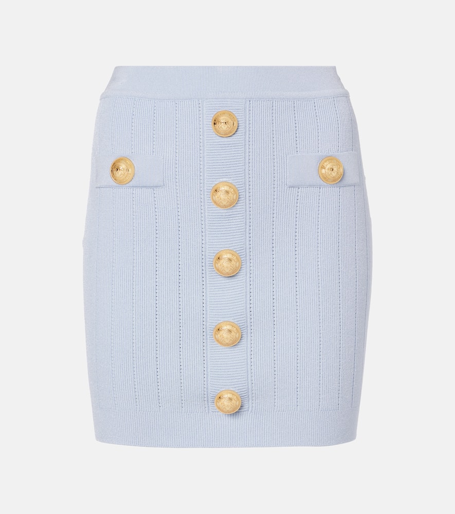 Knitted miniskirt