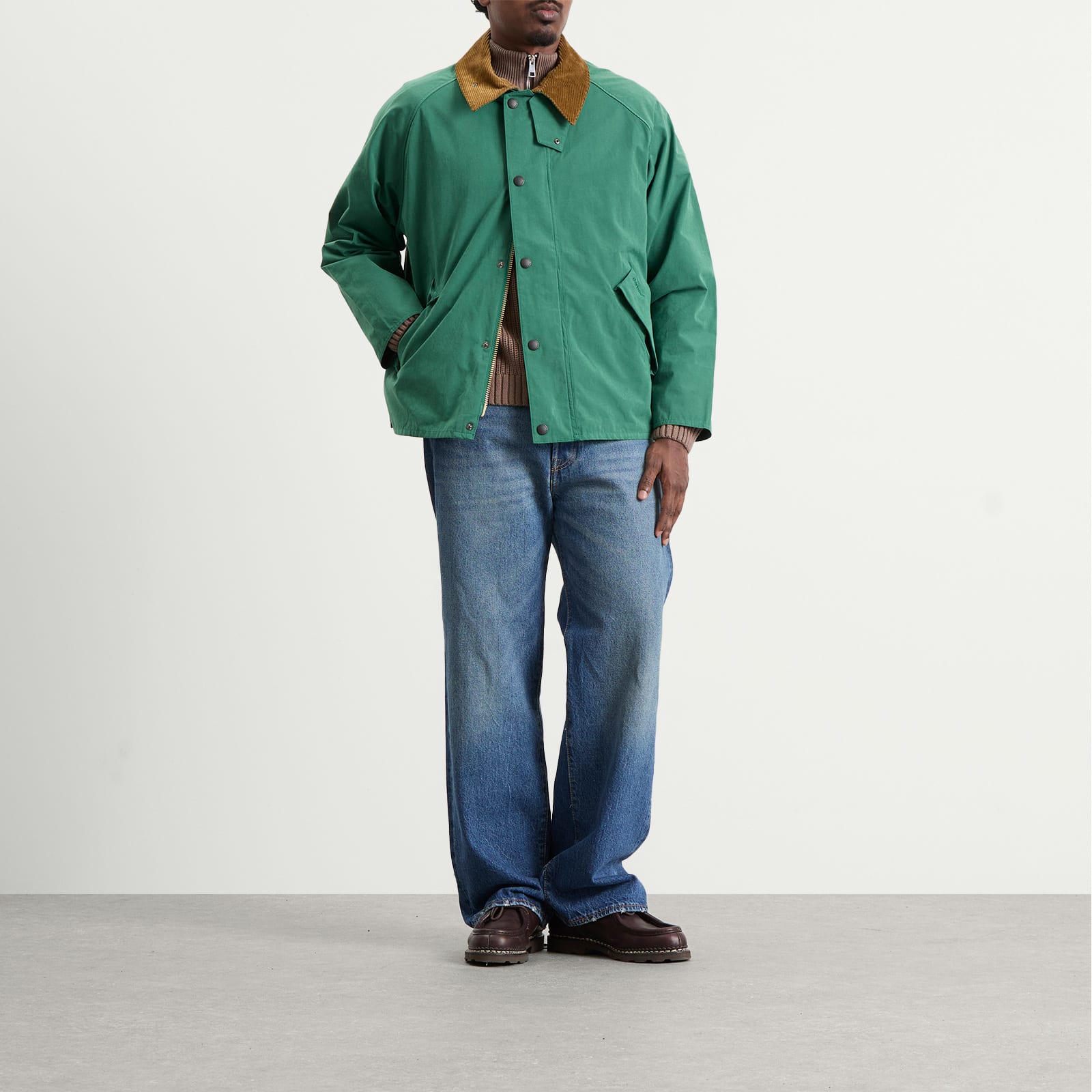 Men's OS Transporter Casual Jacket in Racing Green