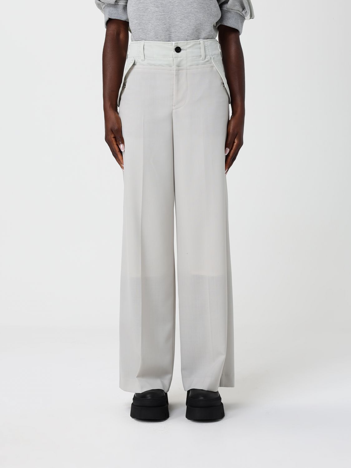 Pants Woman color Beige
