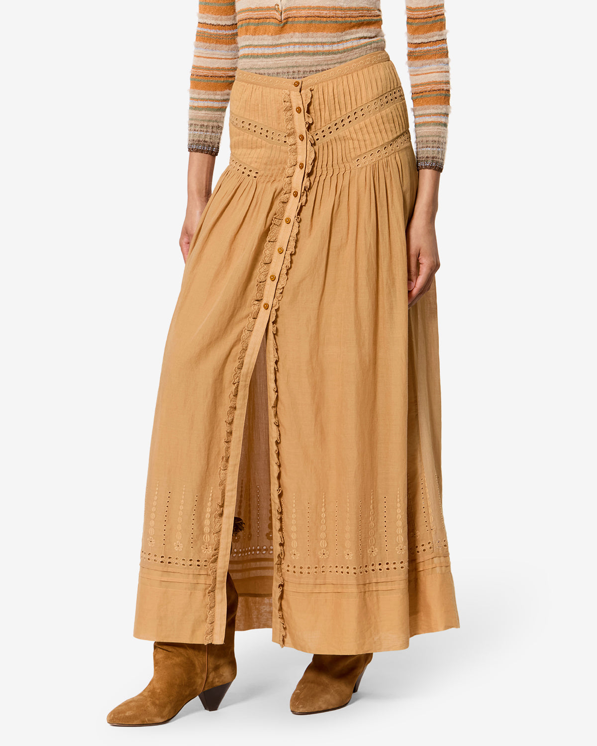 Loraine Skirt - Women - Caramel - Size 34 - Marant Étoile