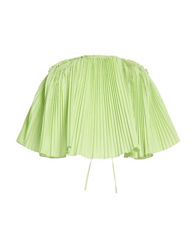Woman Top Light green Size 0 Polyester, Cotton