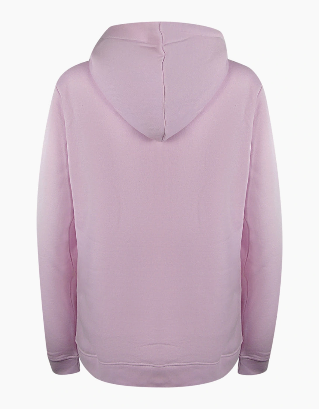Women's Love Moschino Small Heart Logo Zip Pink Hoodie