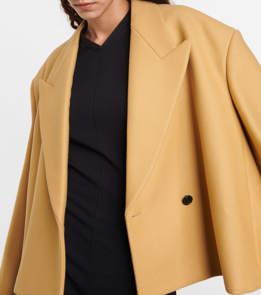 Raymond cropped wool-blend jacket