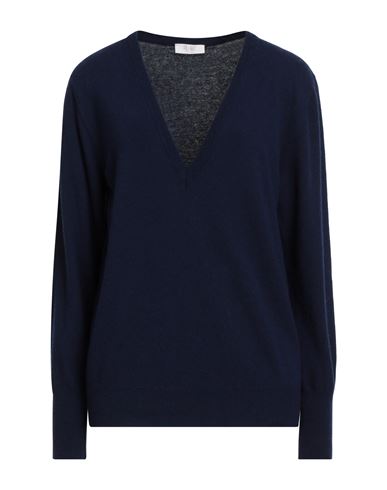 Woman Sweater Navy Size M Wool, Viscose, Polyamide, Cashmere