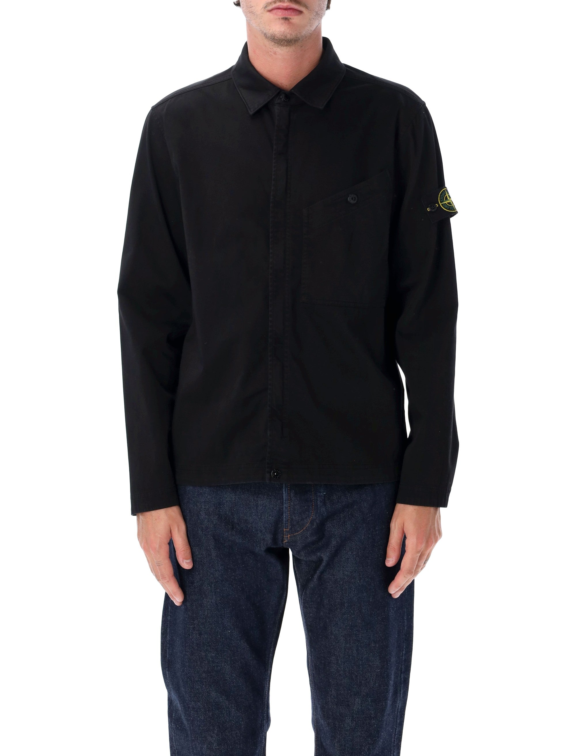 Stone-Inspired Cotton Stretch Coat for Men