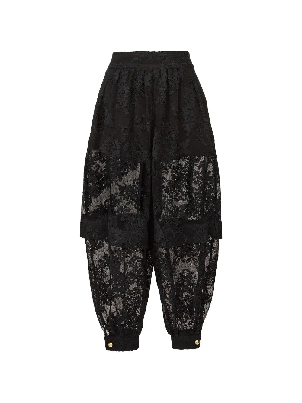 Lace Trousers — black