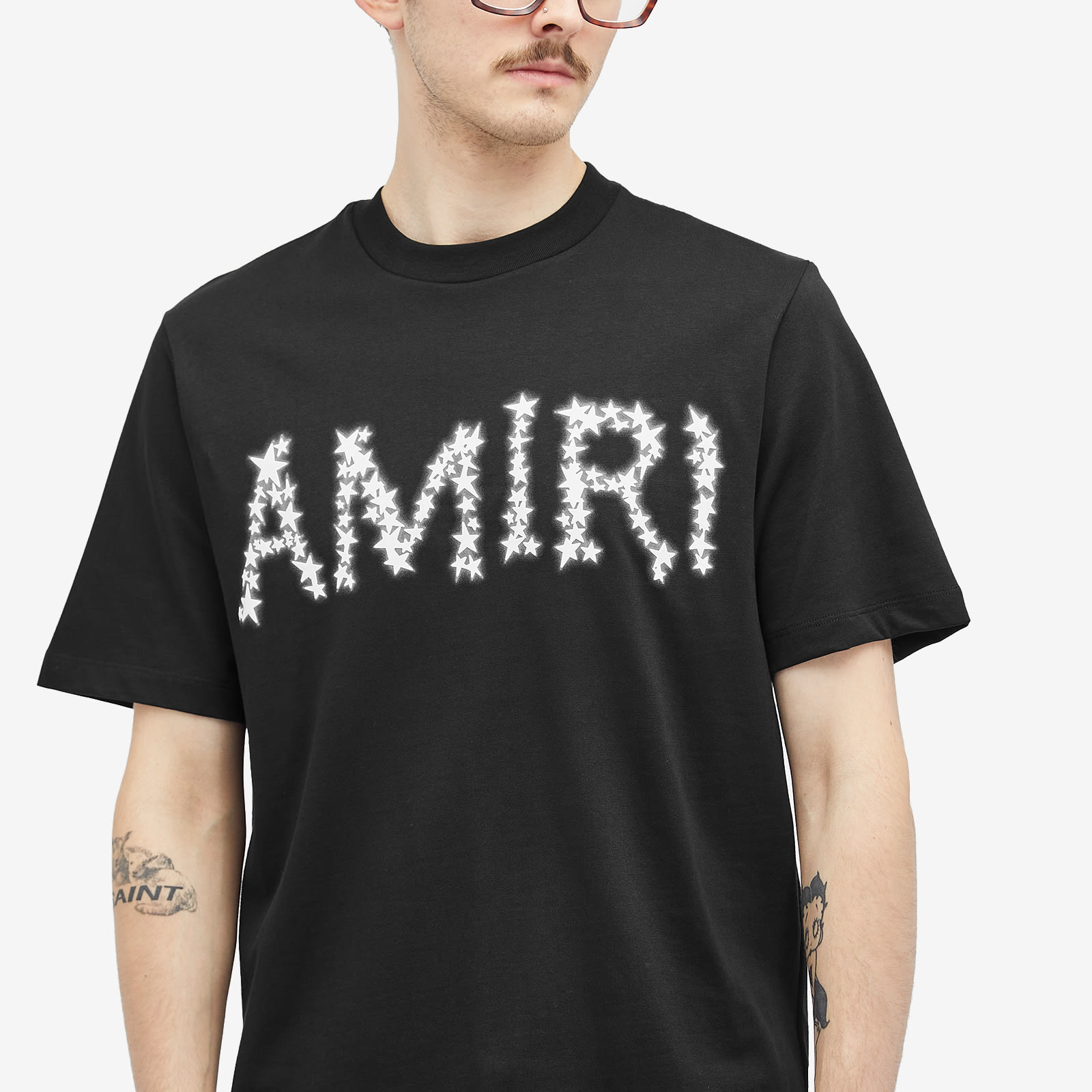 Men's Stars Logo T-Shirt in Black