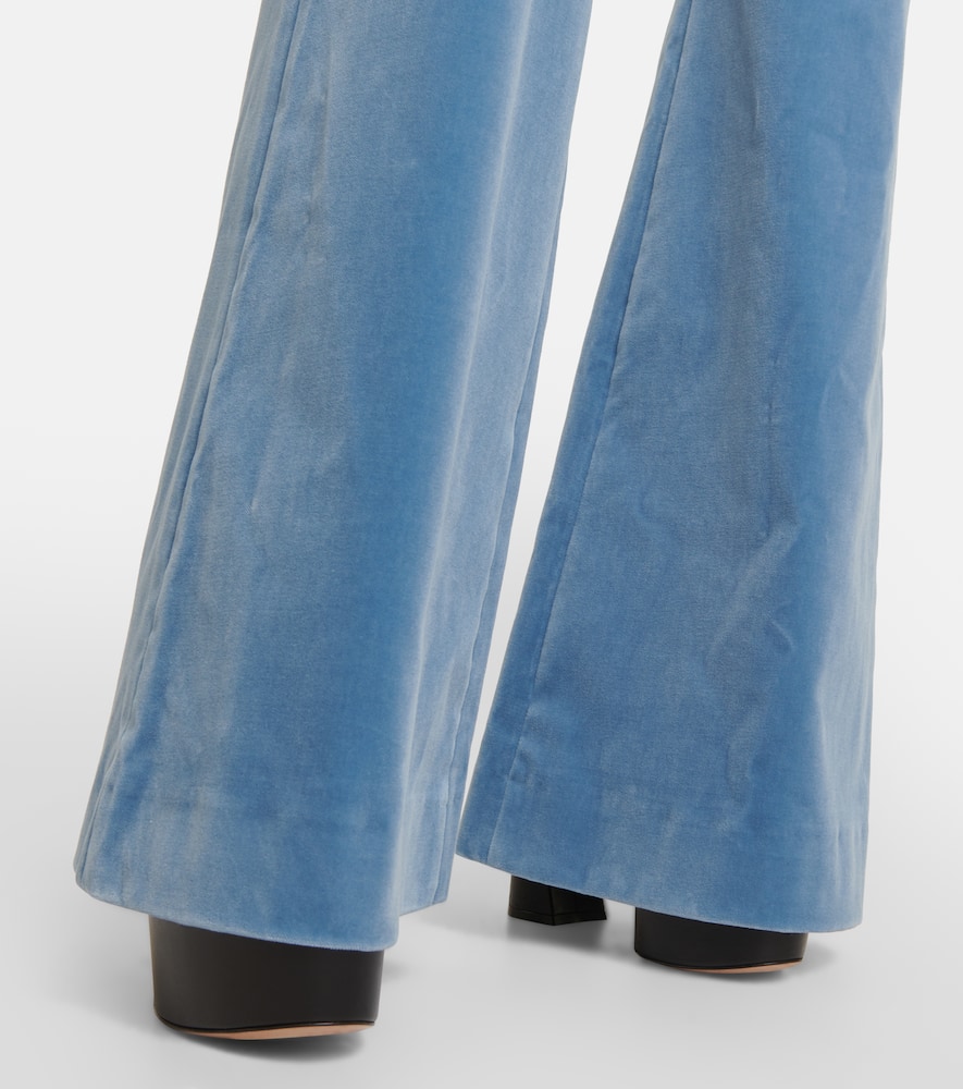 Dorothee Schumacher Elegance Softness velvet flared pants
