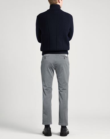 Man Pants Grey Size 32 Cotton, Elastane