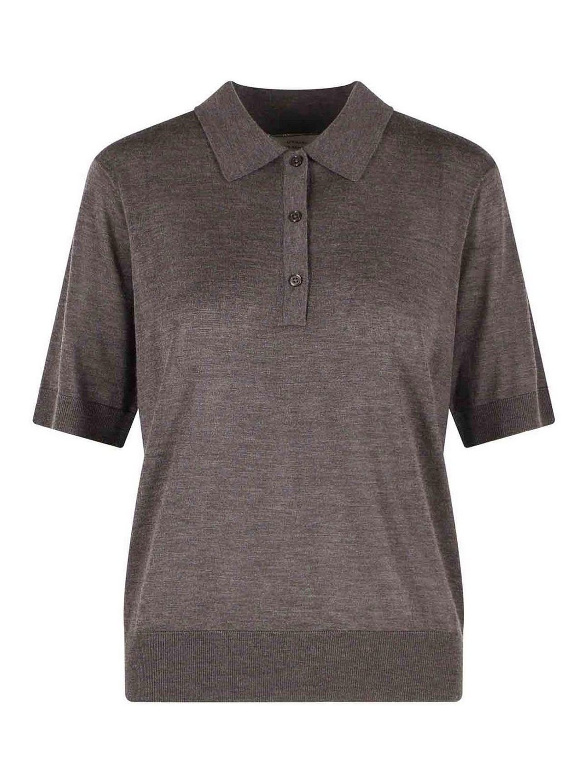 Loulou Studio - migo cashmere polo shirt short sleeve