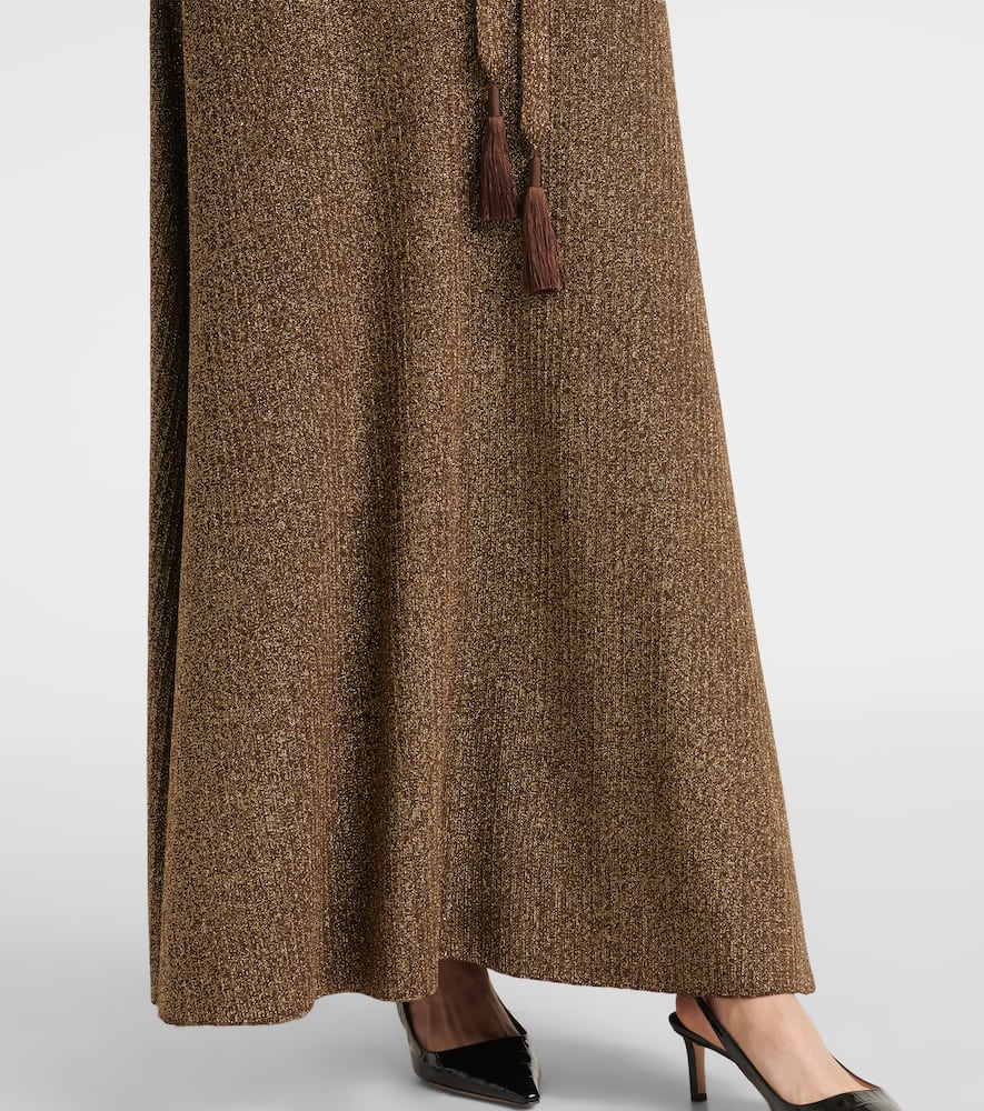 Open-back maxi dress