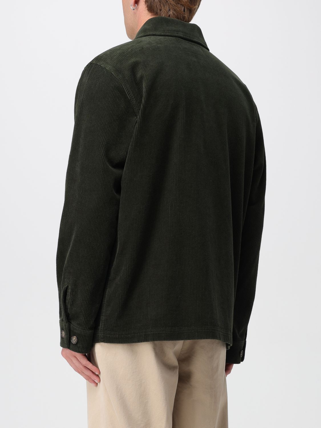 Jacket Men color Bottle Green