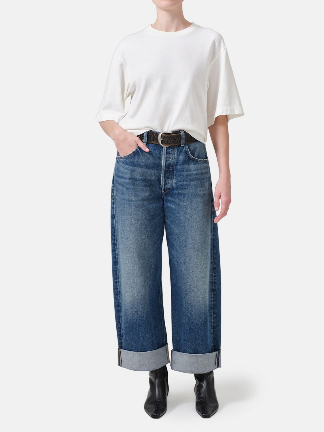 Ayla wide-leg jeans - Blue