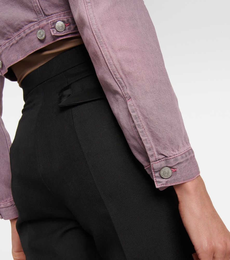 Cropped denim jacket