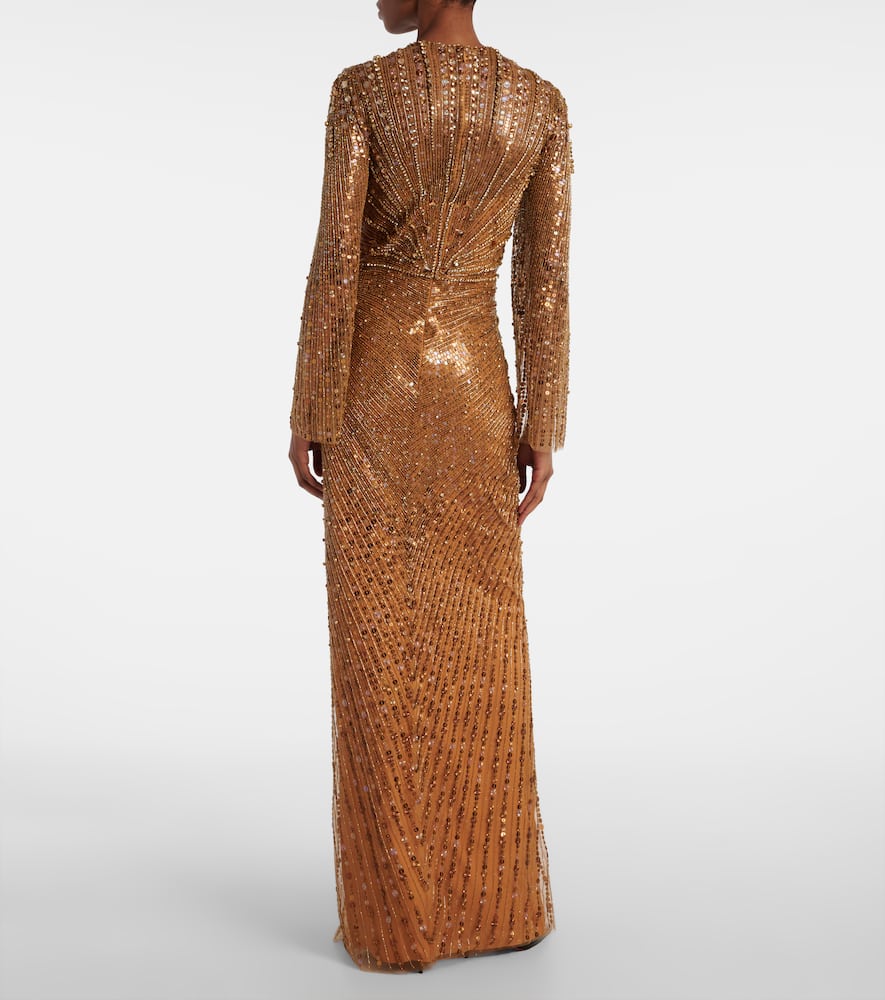 Anja embellished gown