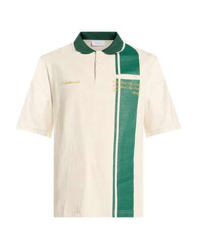 Man Polo shirt Off white Size L Cotton