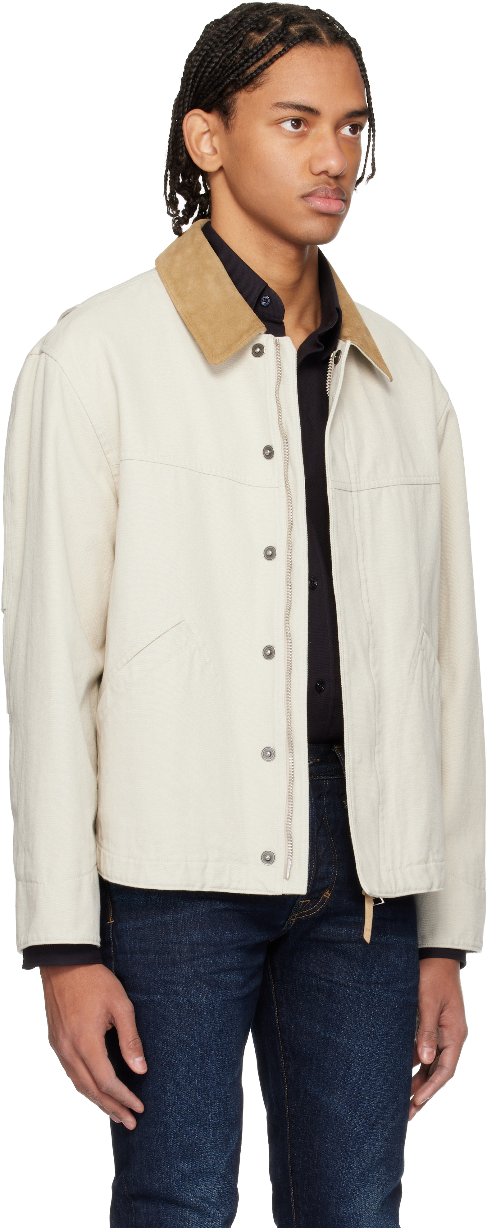 Tan Cotton Canvas Workwear Jacket