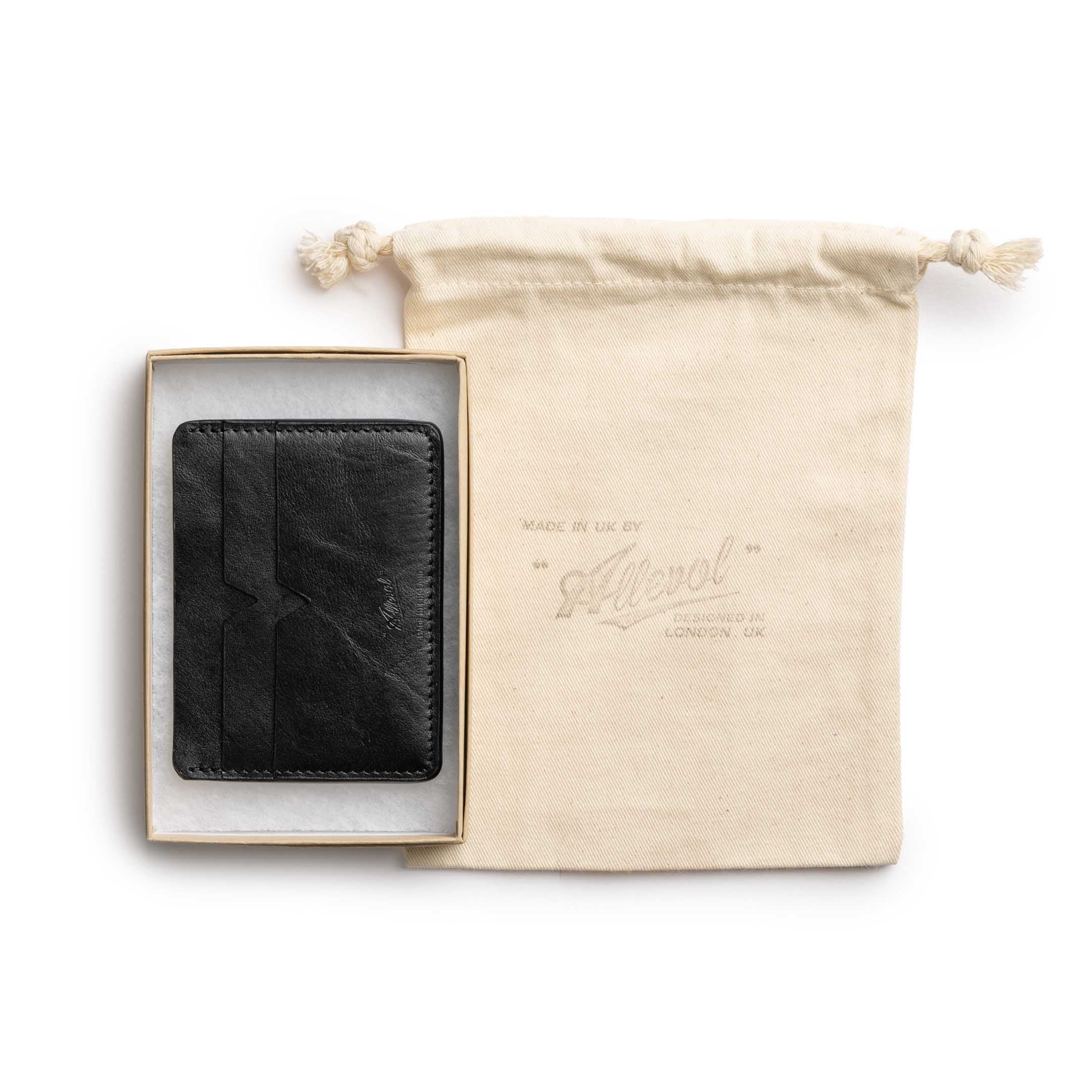 Leather Card Holder Black