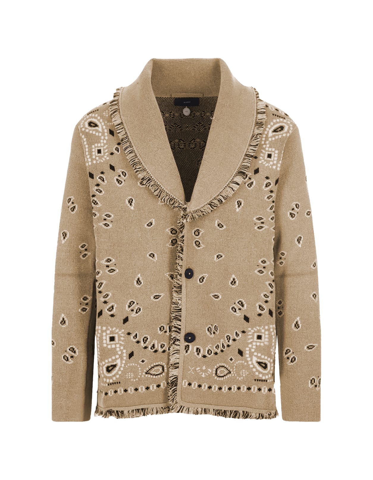 Honeycomb Jacquard Bandana Cardigan