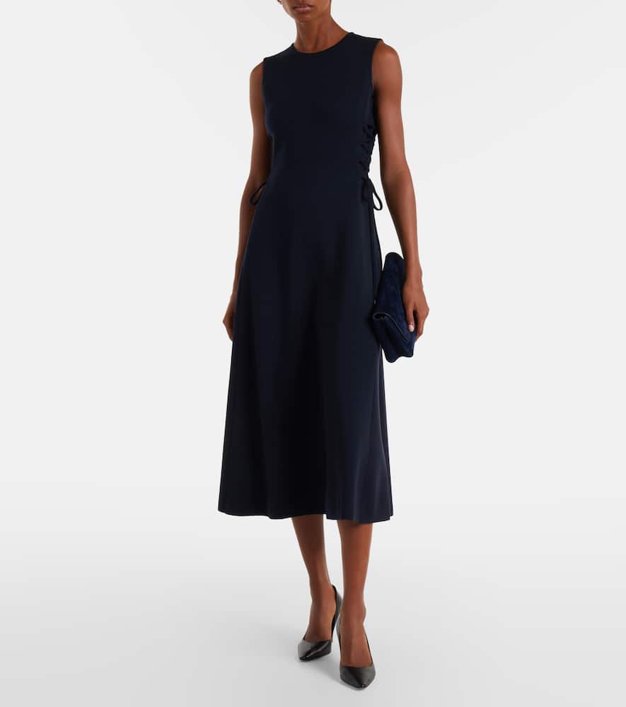 Delfi virgin wool midi dress