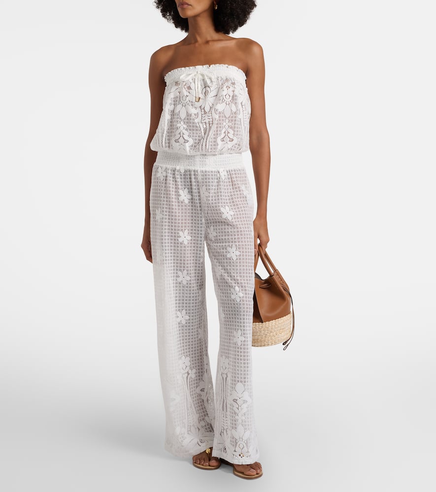 Viv cotton-blend jumpsuit