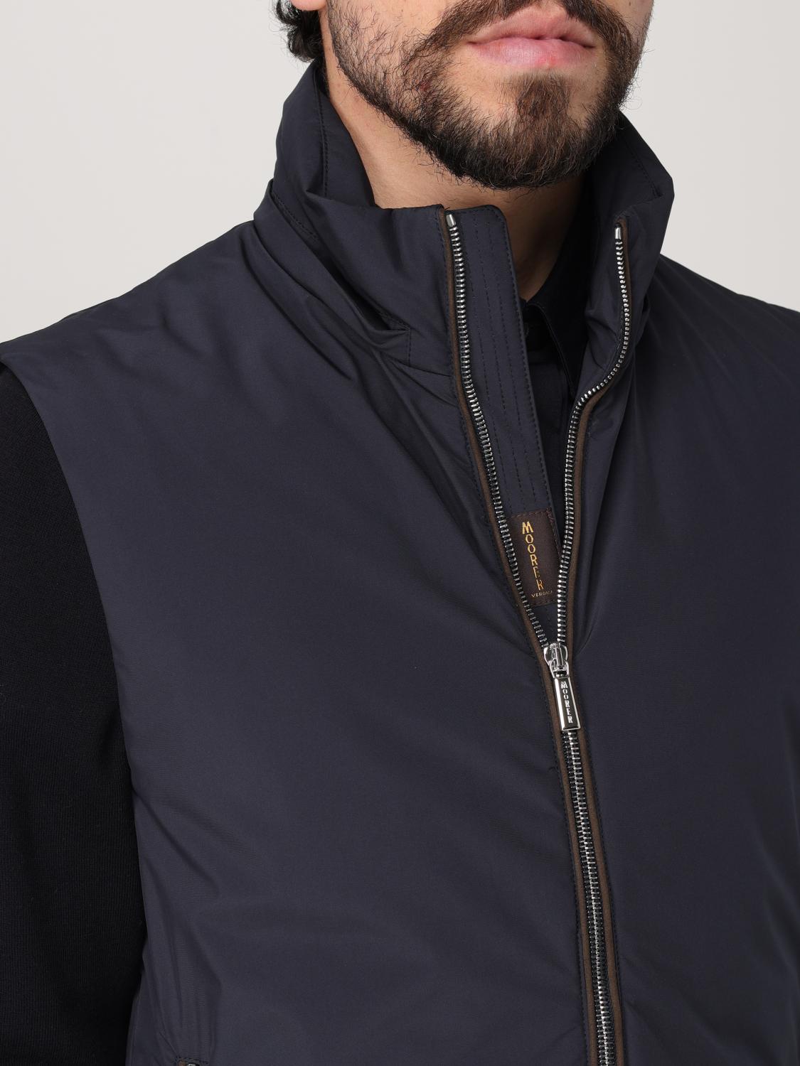 Coat Men color Blue