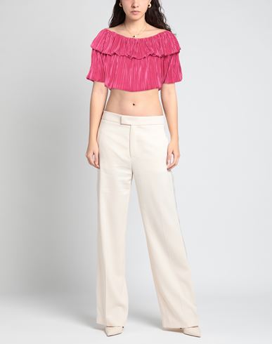 Woman Top Fuchsia Size M Polyester, Elastane