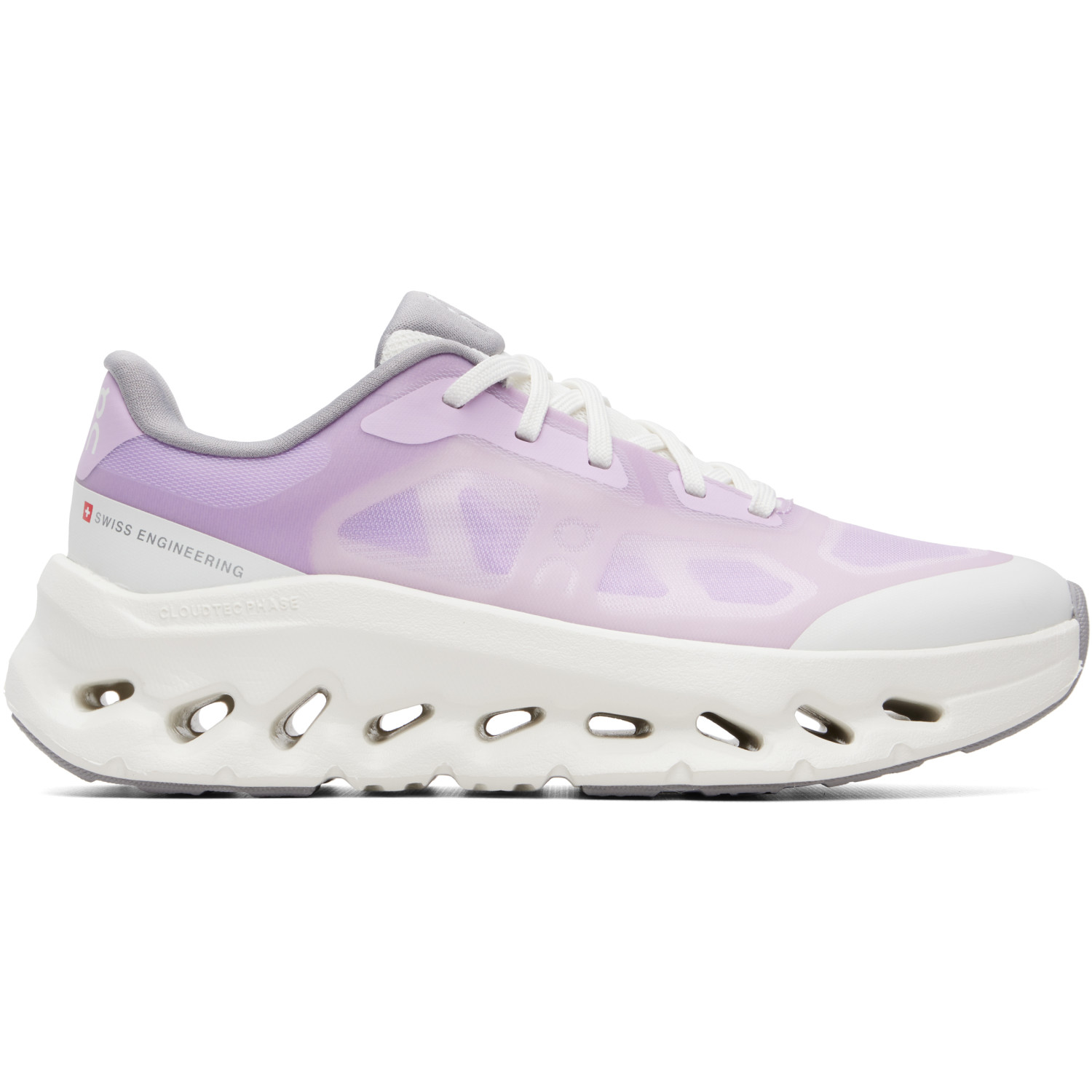 White & Purple Cloudtilt Remix Sneakers