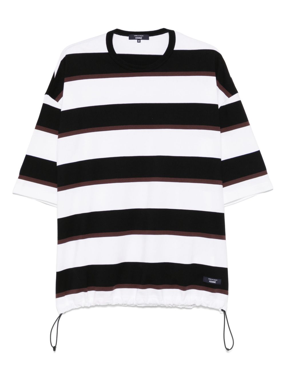 Comme des Garçons Homme striped T-shirt - White