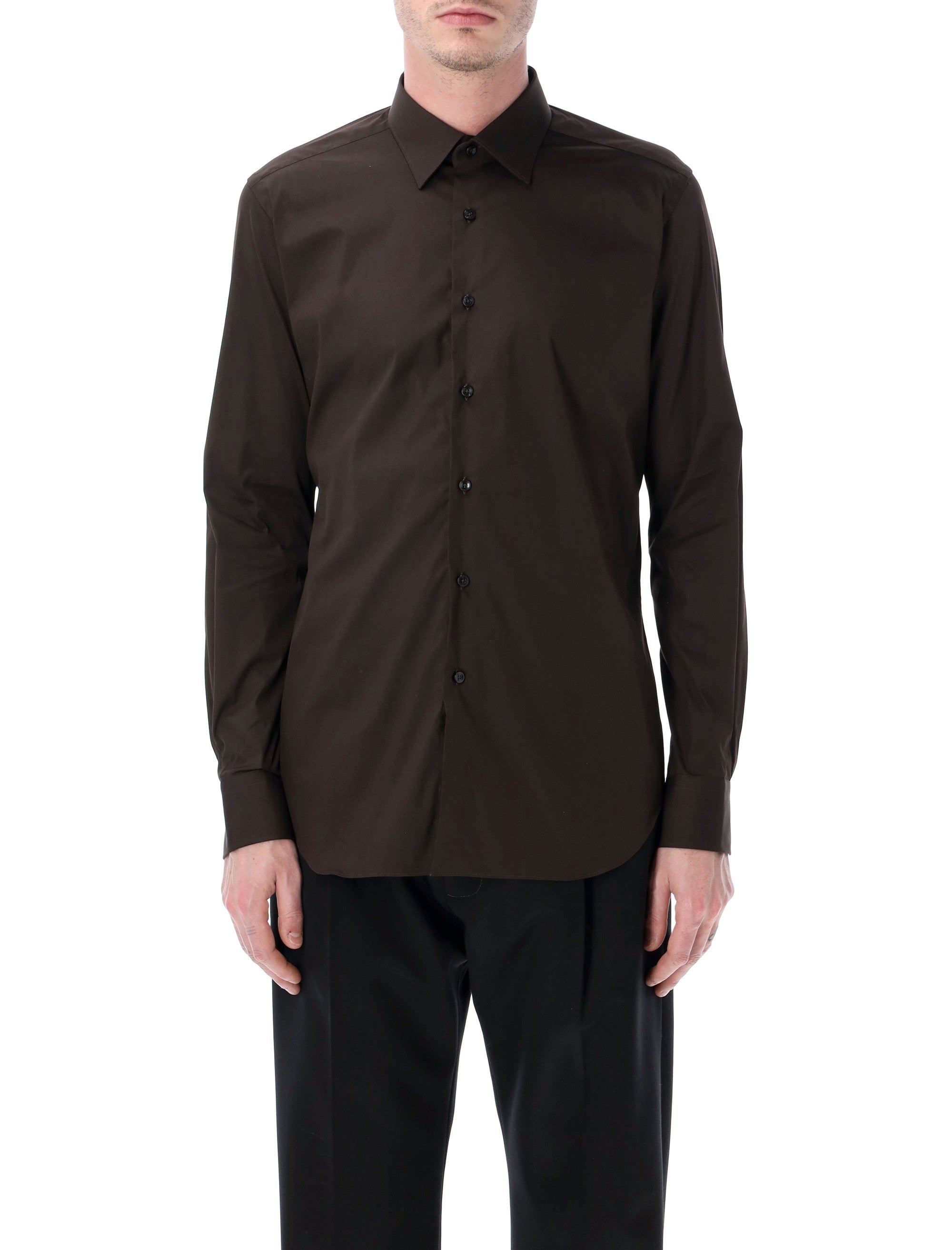Men's Tailor Fit Stretch Cotton Dress Shirt