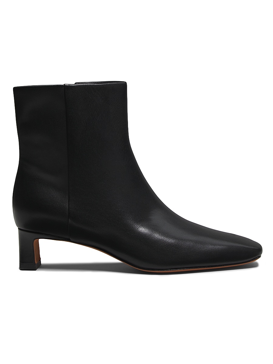 Women's Harlan 40MM Leather Ankle Boots - Black