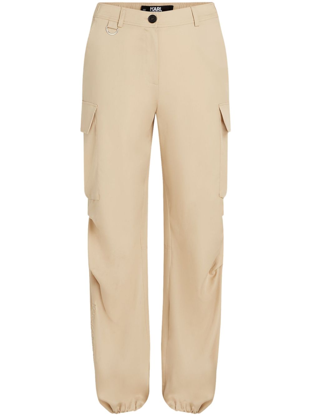 Straight-leg cargo trousers - Neutrals