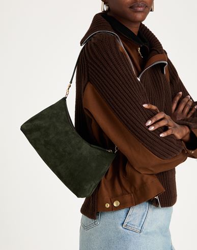 Rhea Woman Shoulder bag Dark green Size
