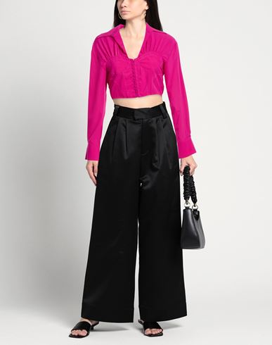 Woman Shirt Fuchsia Size 2 Polyester, Elastane