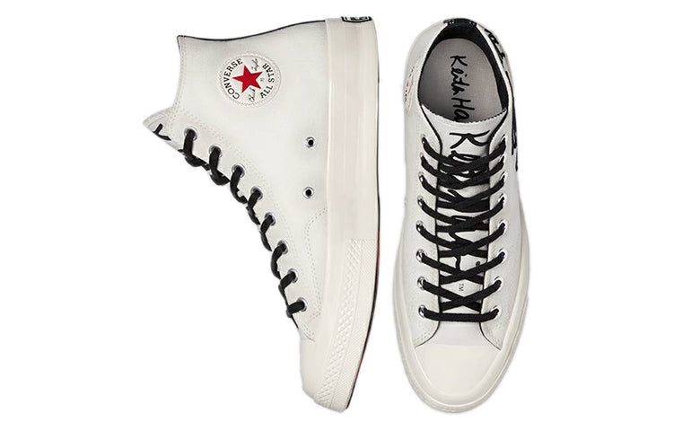 Keith Haring x Chuck Taylor All Star 70 High Tops Egret White 'Egret Black Red'