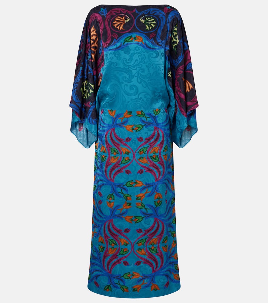 Printed midi dress
