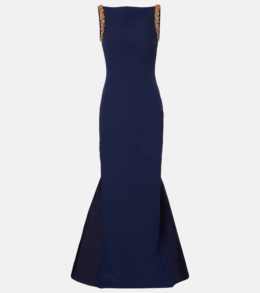 Sloane embellished crêpe gown