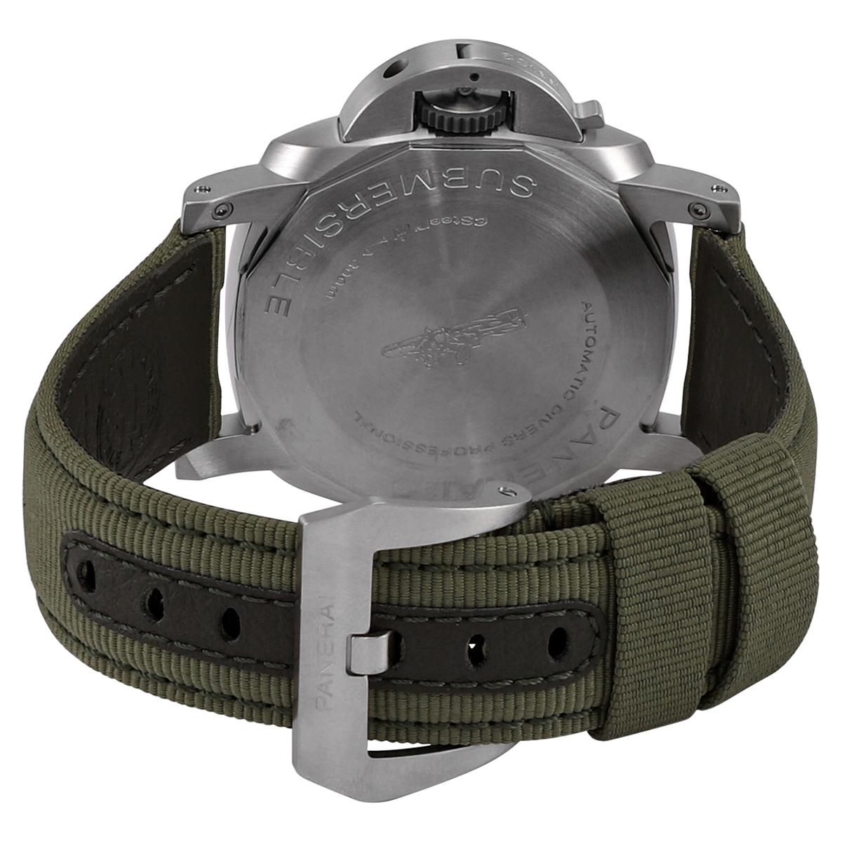 Pre-owned Submersible QuarantaQuattro eSteel Automatic Mens Watch PAM01287