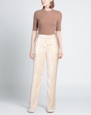 Love Edition Woman Pants Ivory Size 4 Polyester