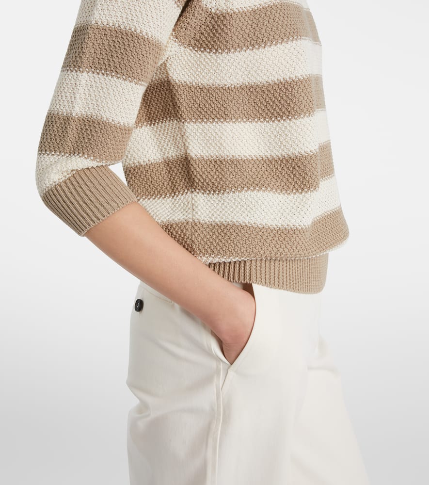Ellisse striped cotton sweater