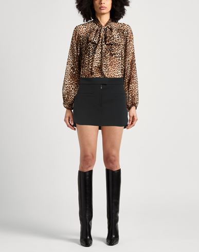 Courrèges Woman Mini skirt Black Size 4 Polyester, Acetate