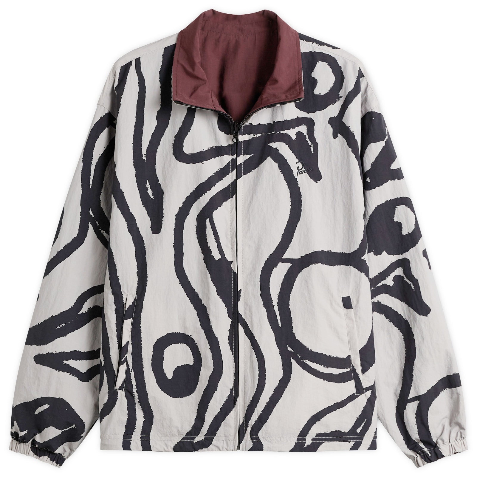 Men's Freak Scene Reversible Track Top in Grey