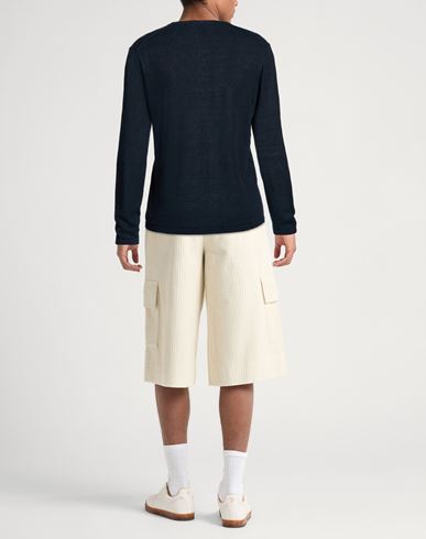Man Sweater Navy Size 42 Linen