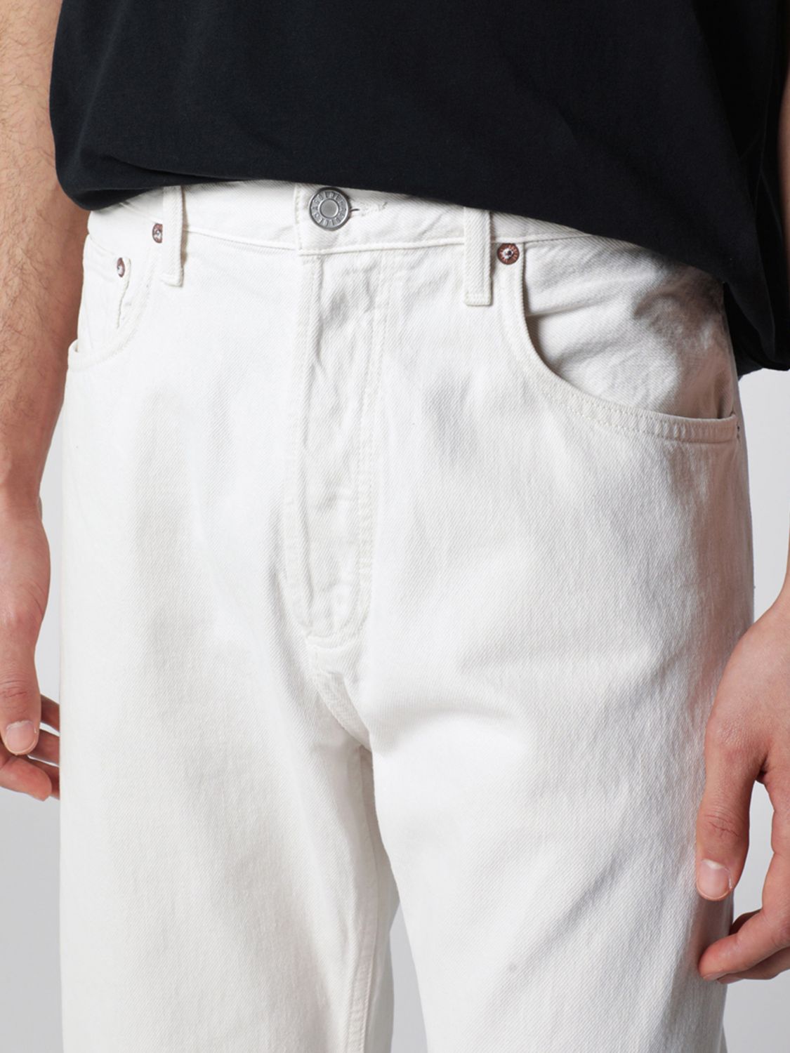 Jeans Men color White