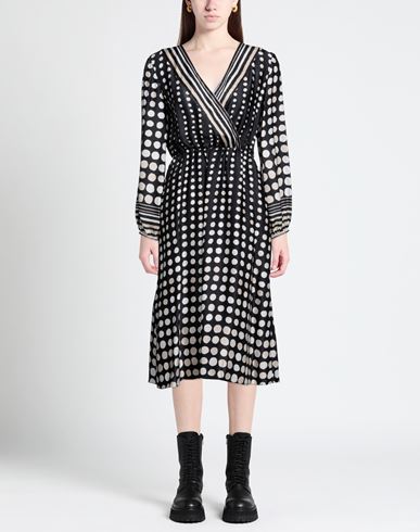 Caractère Woman Midi dress Black Size 10 Viscose