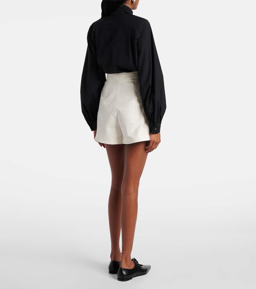 Orbit cotton-blend canvas shorts