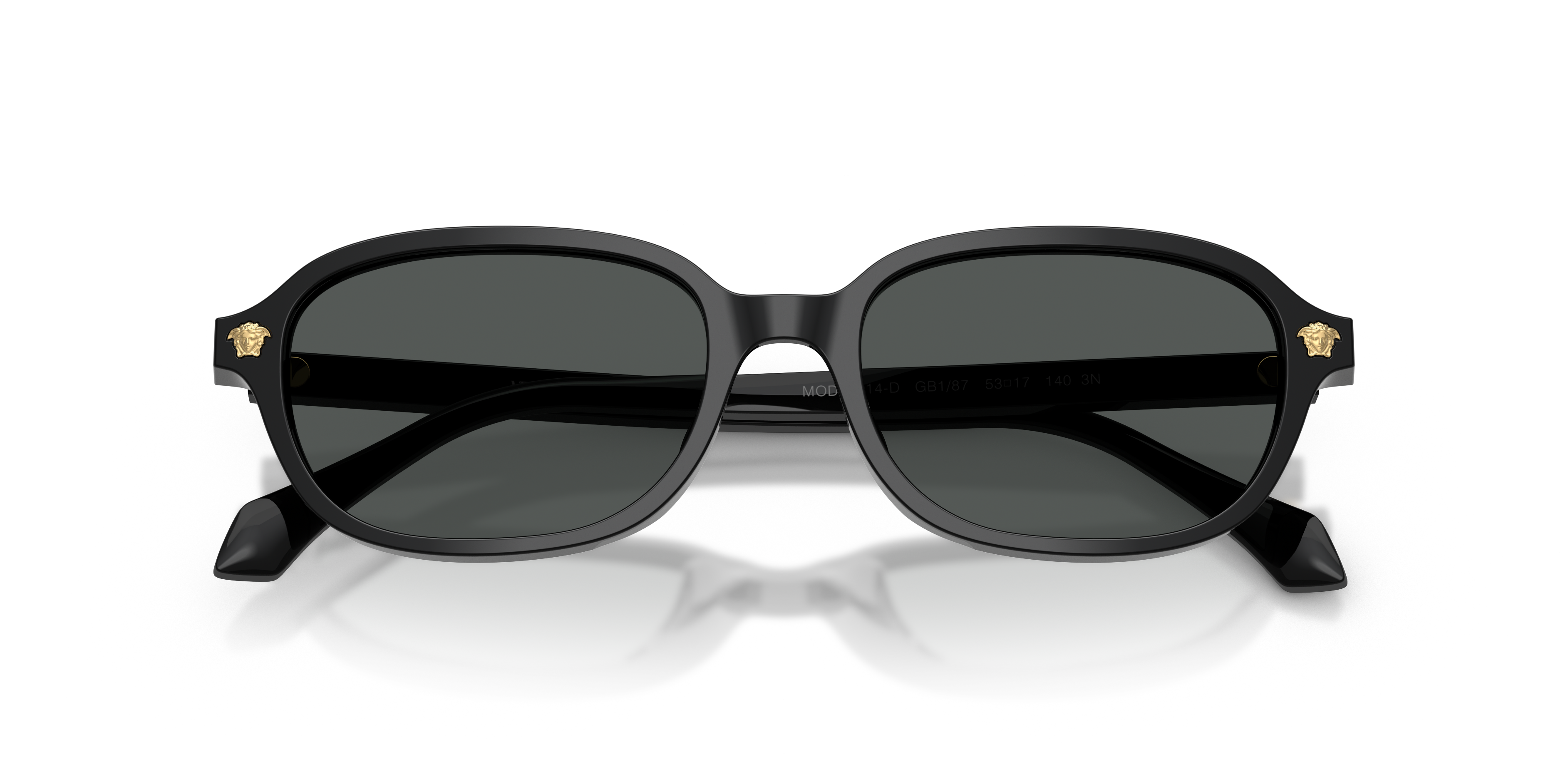 Versace Woman Versace VE4514D /87 Sunglasses Acetate Black Grey Pillow Norma